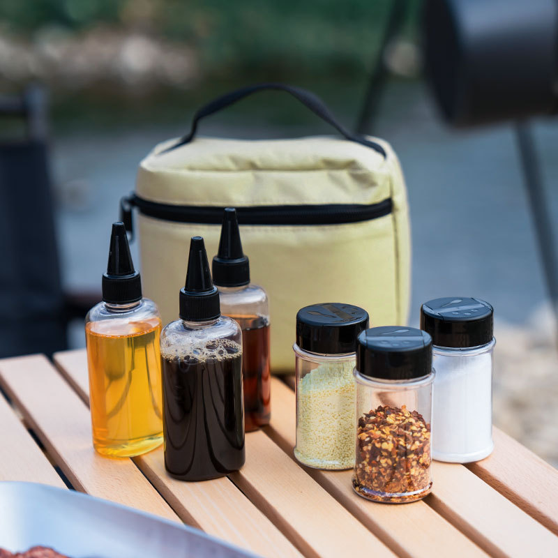 アウトドア 調味料ボトルセット キャンプ 持ち運び便利 アウトドアキャンプピクニック 雑貨