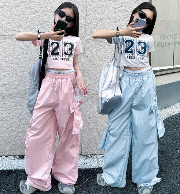 2024年新品★子供服★ズボン＆トップス分けて★120-170cm★2色