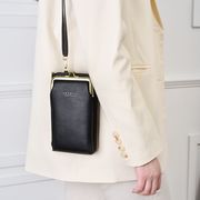 2024年の新しい韓国版の携帯電話バッグ、女性用ロングウォレット、メッセンジャーバッグ、ショルダーバッグ