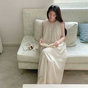 ノースリーブワンピース　S~XL　上品　フェミニンコーデ　韓国ファッション
