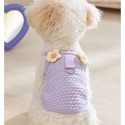犬服　ペット　シャツ　ペット服　ベスト　春夏　ドッグウェア　ペット用品　3色