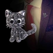 ヨーロッパとアメリカの高級子猫ブローチファッション動物コサージュカラーピン