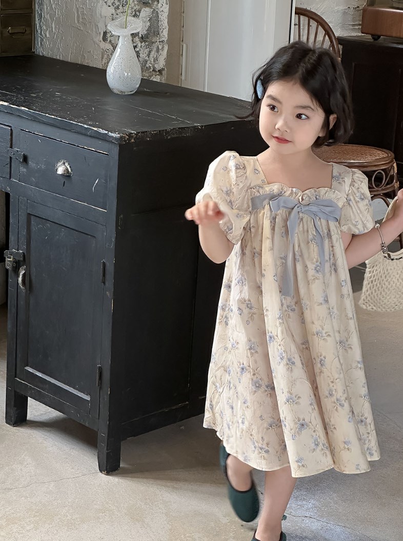 韓国風子供服    キッズ服    女の子スカート    半袖ワンピース