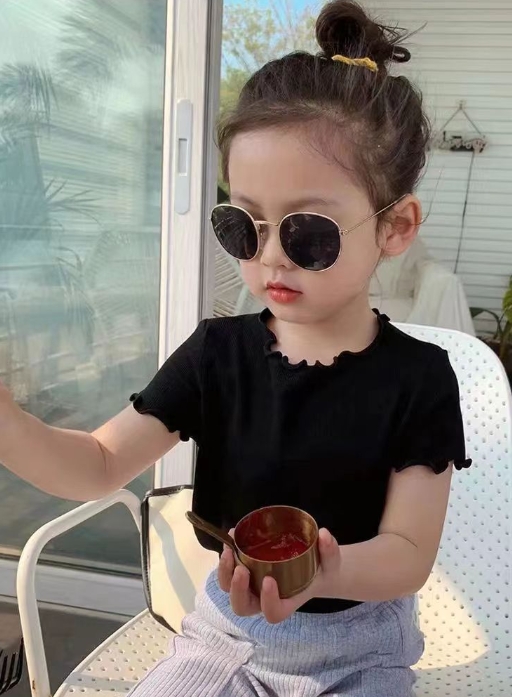 2024夏新作 韓国風子供服 女の子 おしゃれ 半袖 トップス Tシャツ 8色 80-140cm