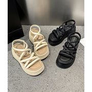 【日本倉庫即納】 ストラップサンダル 厚底 韓国風 夏靴