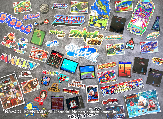 ナムコレジェンダリーシリーズ ステッカー マッピー/ニャームコ