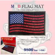 MAD FLAG マット フロアマット ラバー裏地 マッドフラッグ 星条旗 アメリカ国旗