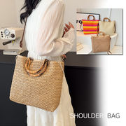 2024新作 トートバッグ 動画あり かご風 ストローバッグ ナチュラル かわいい 大容量 軽い 夏バッグ