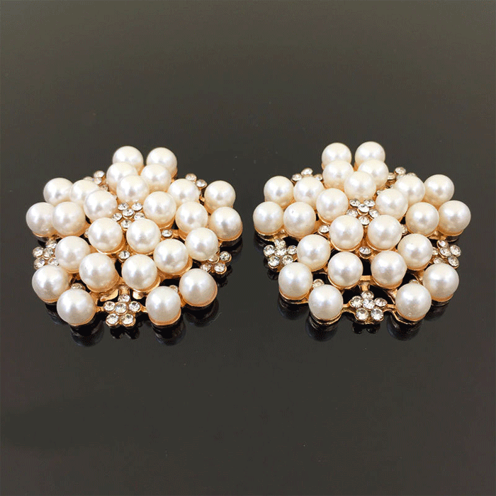 センターパーツ リボン アクセサリーパーツ ビジュー カボション メタルパーツ センターパーツ パール 花