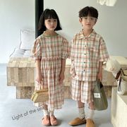 2024新作 韓国子供服  親子服  男女兼用 レジャー2点セット+ワンピース  分けて販売 90-150cm