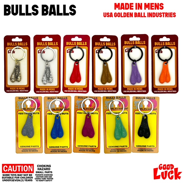 BULLS BALL KEY HOLDER！ シャレの効いたアダルトなお守り