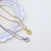 ネックレス ハートステンレス チェーン アクセサリー  サージカルステンレス ネックレス  韓国 2024新作