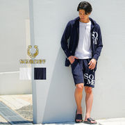 【セットアップ】フェザーヤーン フルジップパーカー＋ショートパンツ 2点セットアップ／SOMEDIFF