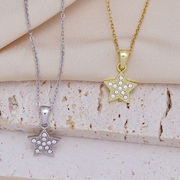 ネックレス ステンレス チェーン アクセサリー  サージカルステンレス　星 ネックレス 2024新作