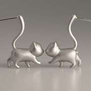 2色子猫のイヤリング ジュエリー ファッショングッズ レディースヘアアクセサリー