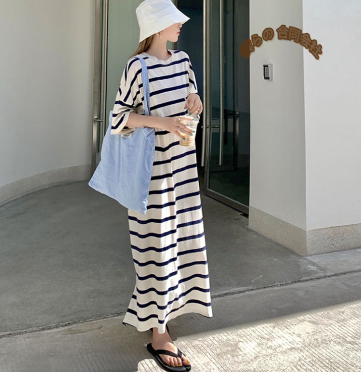 2024年夏新作】ワンピース レディース服 ロングワンピース ゆったり  