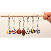 サッカー、バスケットボール、野球、ラグビー、アスリートキーホルダー、記念品ジュエリーキーホルダー