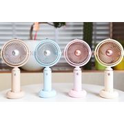 携帯扇風機★充電式 USB ミニファン　卓上扇風機 携帯便利 軽量 小型 ★3段階風量調節★
