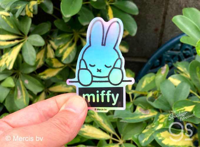 miffy ホログラムステッカー 王冠 キャラクター 絵本 イラスト