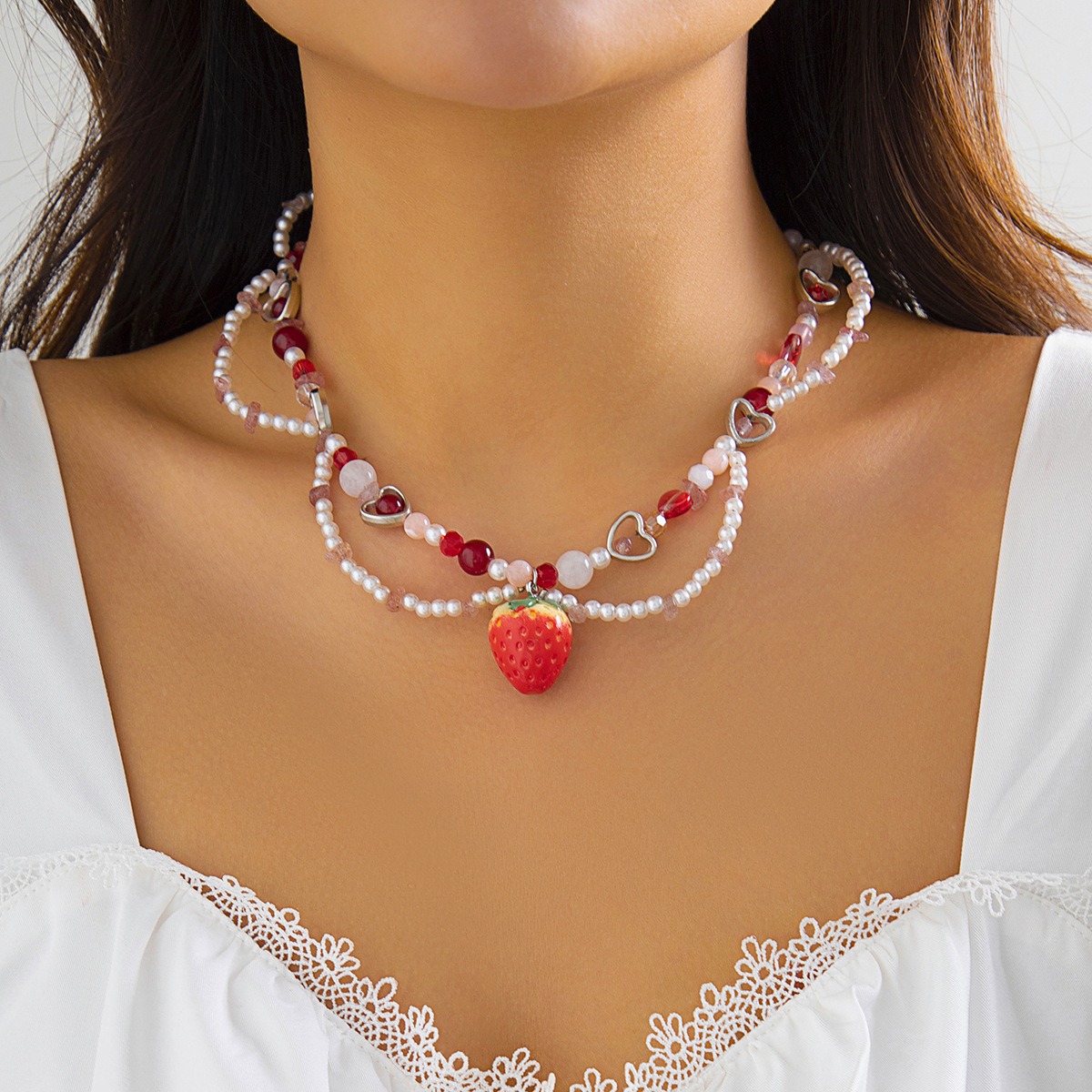 Angelic Pretty いちご ネックレス