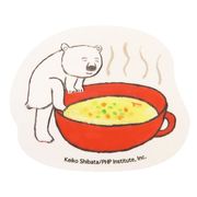 【ステッカー】しろくまシリーズ ステッカー スープ
