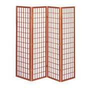 和風衝立4連　180cm　仕切り/パーテーション/目隠し/インテリア/家具