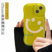 スマイル 笑顔 スマホケース 衝撃吸収 カメラ保護 iPhoneケース レンズ保護 アイフ