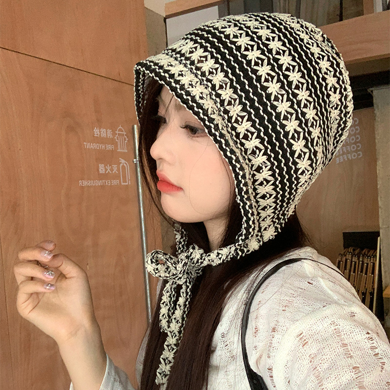 バラクラバハンドメイドオリジナル手編みビーニー襟巻き