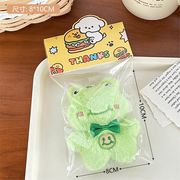 緑のカエルのキーホルダー   ぬいぐるみキーホルダー　カエル雑貨   カエルアクセサリー
