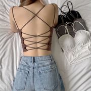 リブキャミソール★キャミソール★ブラジャー★