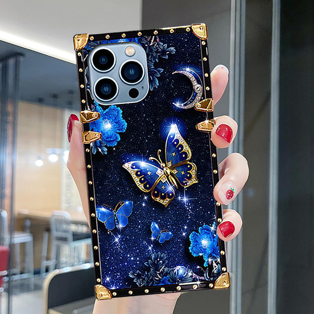 wildflower iPhone15ケース 蝶のデザイン Amazon.co.jp: iPhone15 薄紫 スマートフォンケース 蝶々