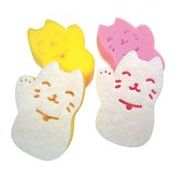 縁起物動物スポンジ１個　　キッチン用品/動物/販促/ノベルティ
