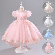 子供ドレス ピアノ発表会 結婚式 キッズ 半袖 夏 フォーマルドレス