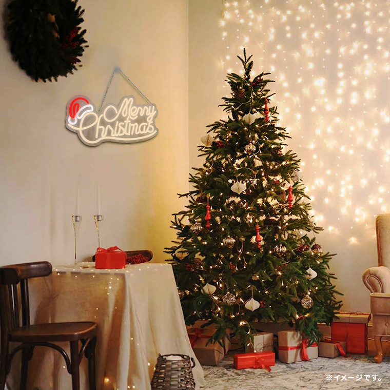 クリスマス 雪だるま プレゼント 名前入り可能 LEDネオン オーダーメイド