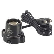 OHM 磁器レセップ コード付 1.5m 3A-250VHS-L2615ZR-K