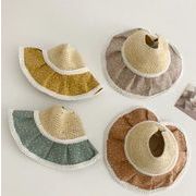 キッズ 子供用 帽子 キャップ 紫外線カット 麦わら帽子