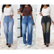 大きいサイズ レトロパンツ ゆったり シンプル レディースデニムパンツ 痩せ見えパンツ デニムパンツ