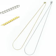 ステンレスチェーン スネーク【シルバー】【45cm/1mm】