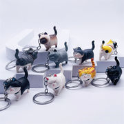 漫画 かわいい 猫 キーホルダー バッグペンダント