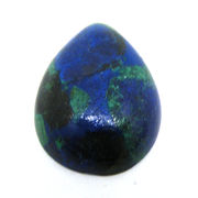 ≪特価品/即納≫天然石 ルース アズライト(Azurite)  15.4x11.7x4mm