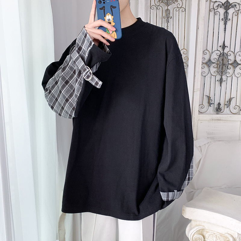 メンズ・ トップス・Tシャツ・ 長袖・アウター・気質・カジュアルTシャツ・M～2XL   2色