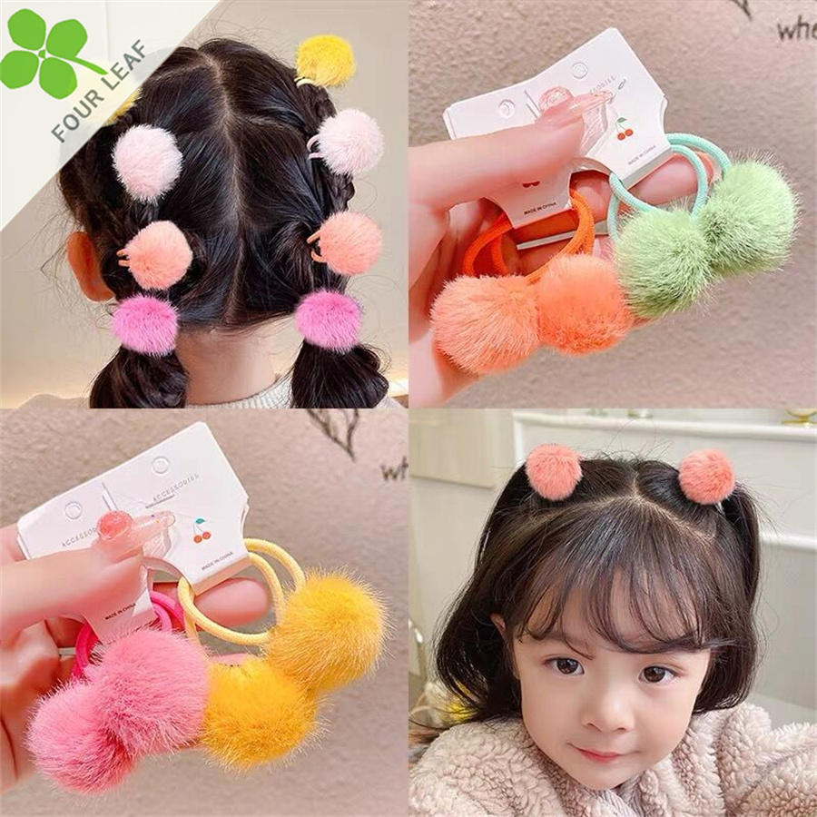 シュシュ 子ども ヘアゴム 2点セット 髪飾り ヘアアクセサリー 髪留め かわいい