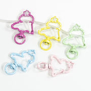 新入荷 キーホルダー金具 ハンドメイド キーリング アクセサリー DIY 手芸用品 基礎金具