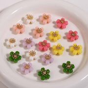 diyパーツ アクセサリーパーツ 貼り付けパーツ DIY部品 デコパーツ ハンドメイド 手作り フラワー