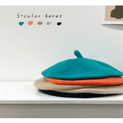 INS子供用帽子 キッズ 帽子  ジュニア ぼうし 可愛い 冬　暖かい5色