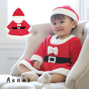 サンタワンピース 女の子 ボア