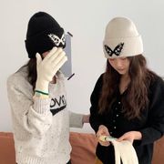 キャップ 小顔効果  帽子 ニット帽   毛糸  防寒