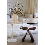 クーポン使用可能 無垢材のスツール 天然木  木製矮小ベンチ ソファーティー 靴交換ベンチ 椅子