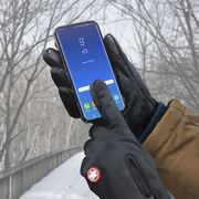 防寒防風グローブブラック AXL-536BK