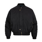 メンズ MA-1 無地 中綿 ジャケット 男女兼用 ストリート系 防寒アウター 秋冬 2024新作★全2色